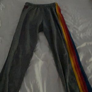 grey aviator nation sweatpants